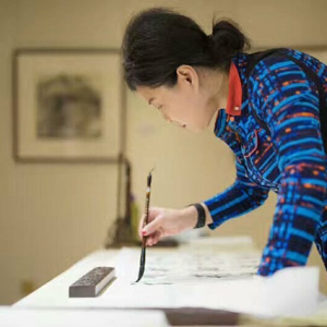 韓寧寧生肖文化書法作品欣賞