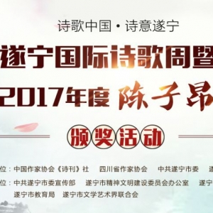 上海詩人張青云榮獲2017年度陳子昂詩歌獎年度青年詩詞獎