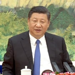（外事）習近平會見世界經濟論壇主席施瓦布 　　