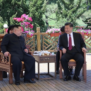 習近平同朝鮮勞動黨委員長金正恩在大連舉行會晤