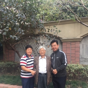 劉松林會長親切會見世界冠軍隋新梅 　　