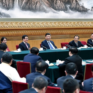 習近平李克強栗戰書汪洋王滬寧趙樂際韓正分別參加全國人大會議一些代表團審議