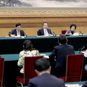 李克強栗戰書趙樂際分別參加全國人大會議一些代表團審議