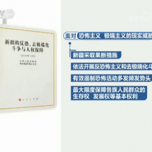 《新疆的反恐、去極端化斗爭與人權(quán)保障》白皮書發(fā)表