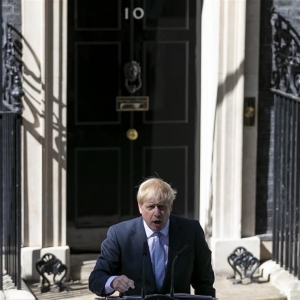 約翰遜就任英國首相