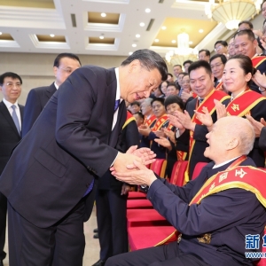 習近平會見全國退役軍人工作會議代表 李克強王滬寧參加會見