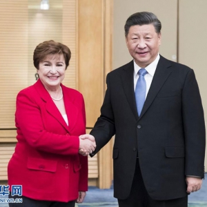 習近平會見國際貨幣基金組織總裁格奧爾基耶娃