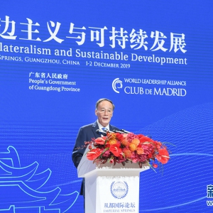 王岐山出席“2019從都國際論壇”開幕式并致辭
