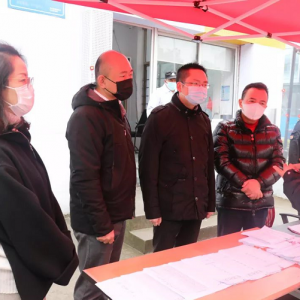上海市文明辦副主任唐洪濤到松江區調研指導精神文明建設戰線疫情防控工作