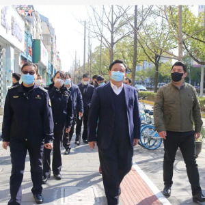 松江區區委書記程向民到區城管執法局開展調研