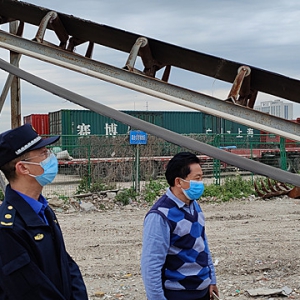 圍繞中心抓重點  精細檢查促規范——松江區城管經開區中隊檢查轄區垃圾分揀中心