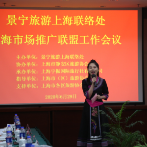 景寧旅游上海聯絡處暨上海市場推廣聯盟工作會議勝利召開