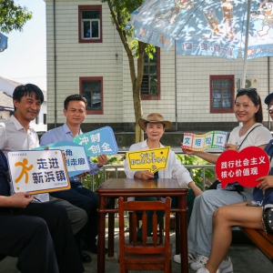 “百城千縣萬村”松江區影視藝術家協會第一次采風活動