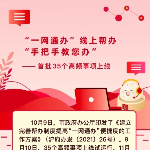 “一網通辦”幫辦35個高頻事項正式上線，涵蓋這些企業和個人事項