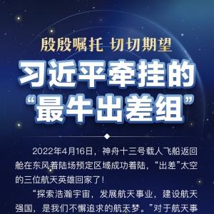 英雄歸來丨殷殷囑托 切切期望 習(xí)近平牽掛的“最牛出差組”