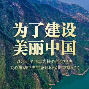 為了建設美麗中國——以習近平同志為核心的黨中央關心推動中央生態環境保護督察紀實