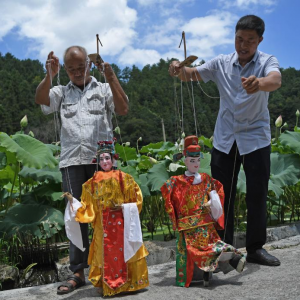 “方寸戲臺”扎根山鄉 農民木偶劇團送戲25載