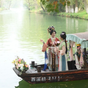 浙江杭州：西溪濕地花朝節開啟 再現傳統水鄉習俗